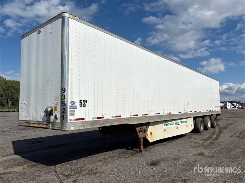 Utility 53 ft x 102 in Tri/A Van Trailer