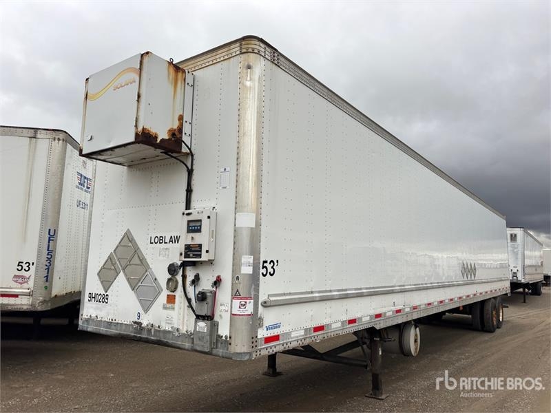 Remorque fourgon Vanguard 53 ft x 102 in T/A Heated Van — occasion 2015, 875 h