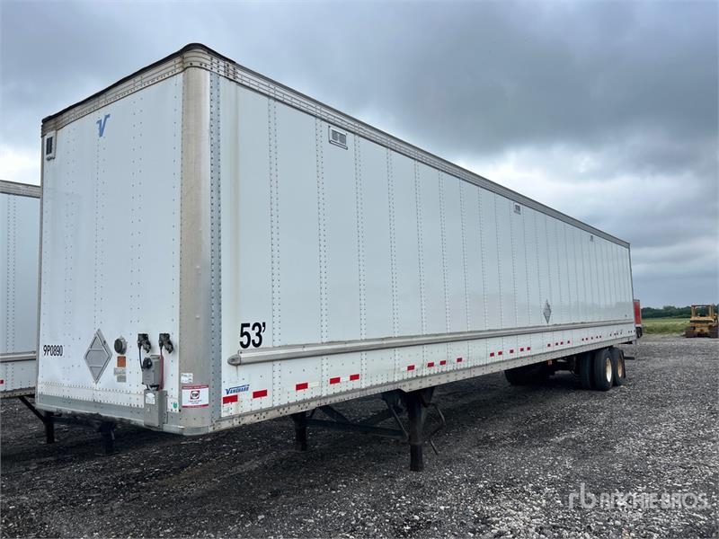 Vanguard CVXP 53 ft x 102 in T/A Van Trailer