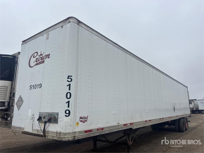 Remorque fourgon Wabash 53 ft x 102 in T/A Van — occasion 2007