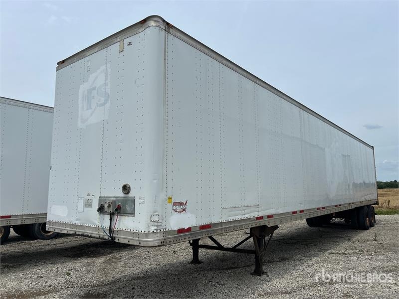Wabash 53 ft x 102 in T/A Van Trailer