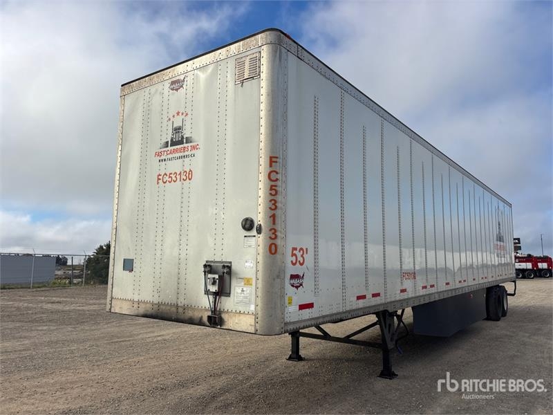 Remorque fourgon Wabash 53 ft x 102 in T/A Van — occasion 2023