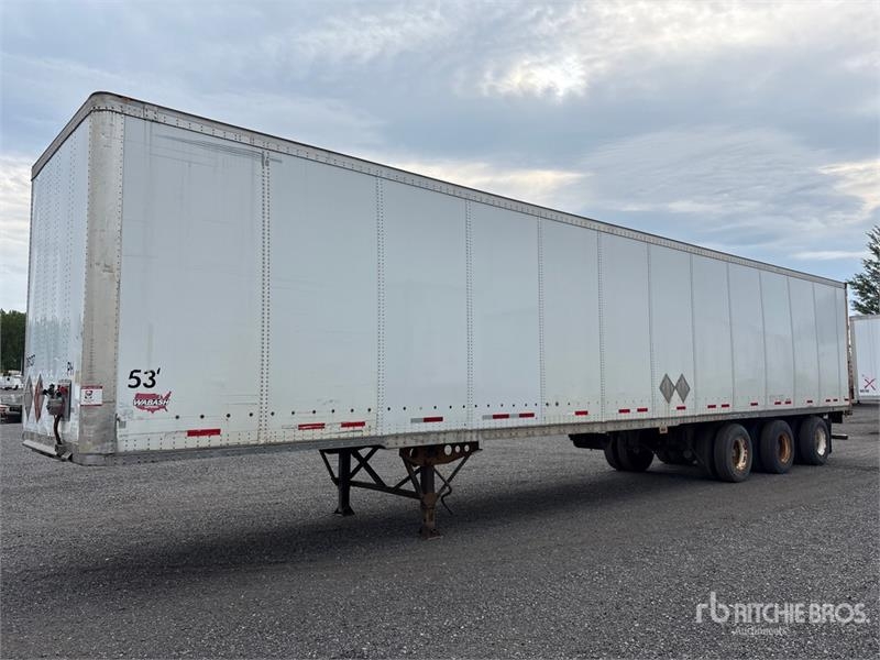 Wabash 53 ft x 102 in Tri/A Van Trailer