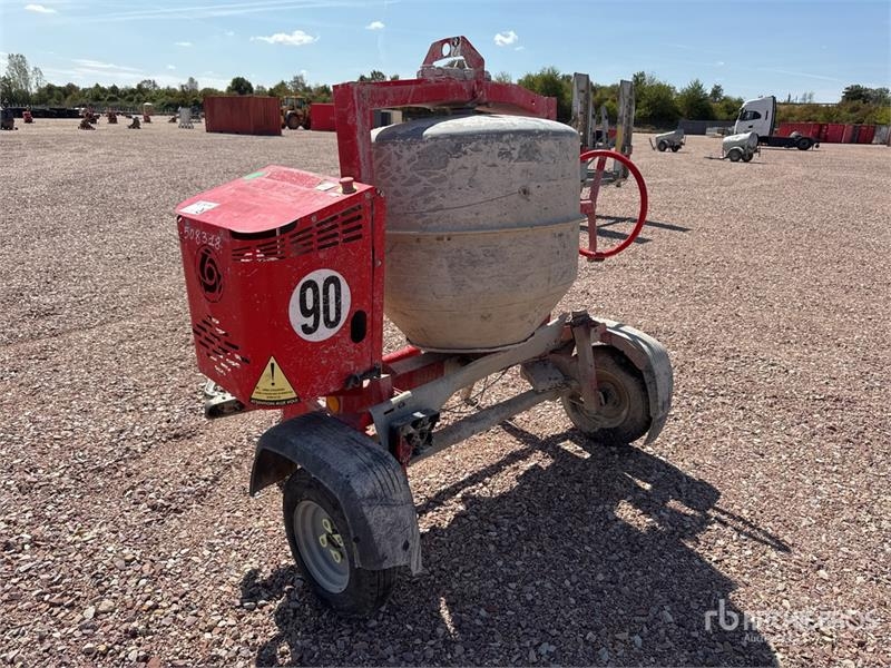 300 L Betonniere 1 Essieu Portable Concrete Mixer