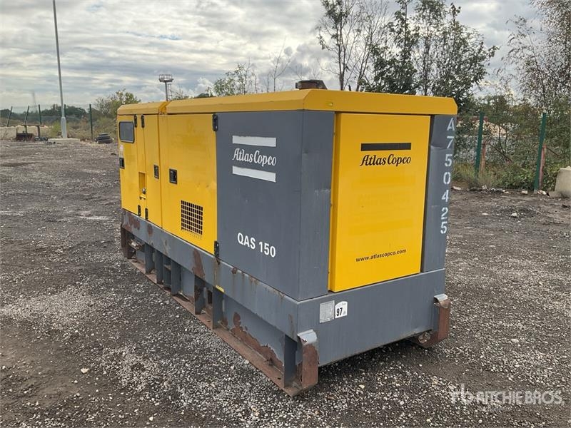 Groupe électrogène Atlas Copco QAS 150 — occasion 2016, 26 380 h