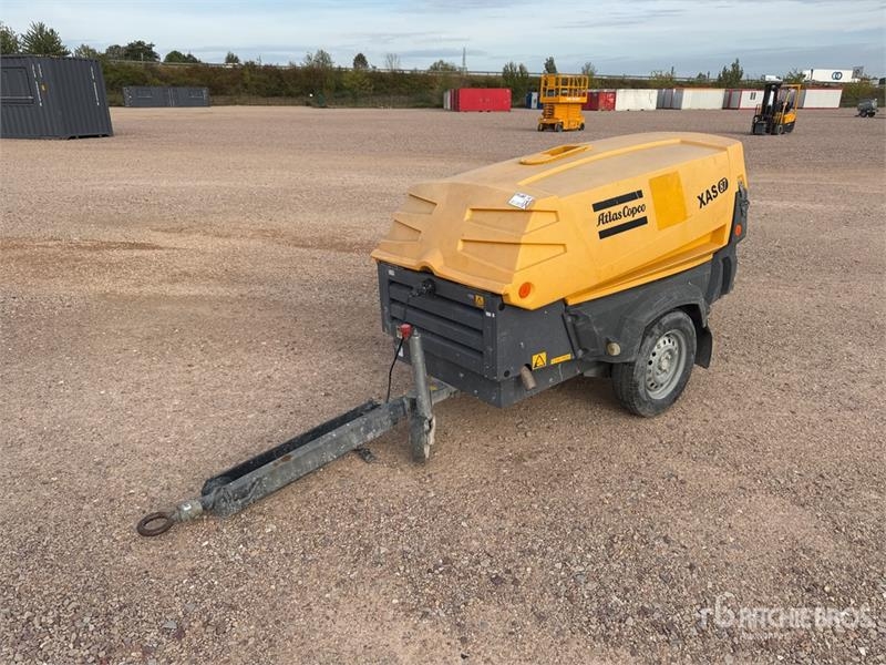 Compresseur Atlas Copco XAS87KD — occasion 2015, 1 848 h
