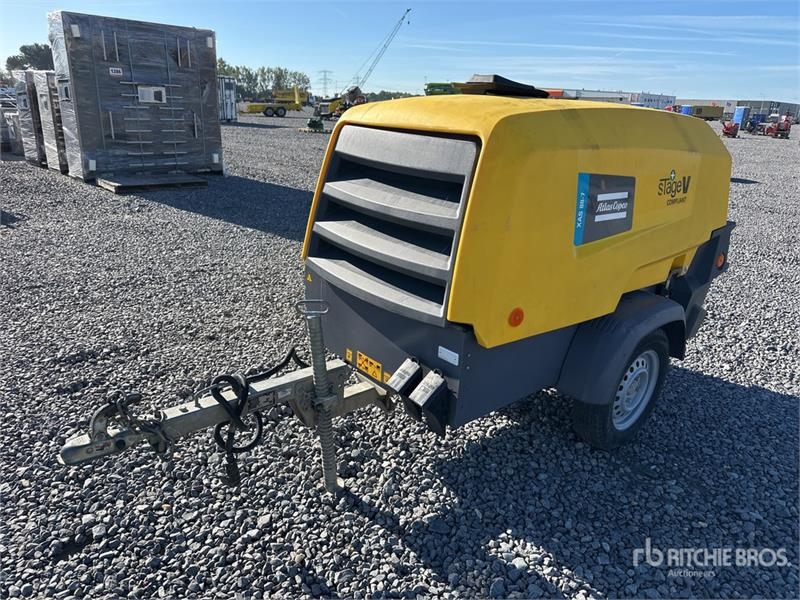 Compresseur Atlas Copco XAS88-7 Mobile Air Compressor — occasion 2022, 456 h