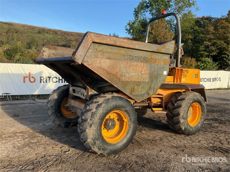 Mini-tombereau Barford SK10 10 ton 4x4 — occasion 2008, 4 409 h