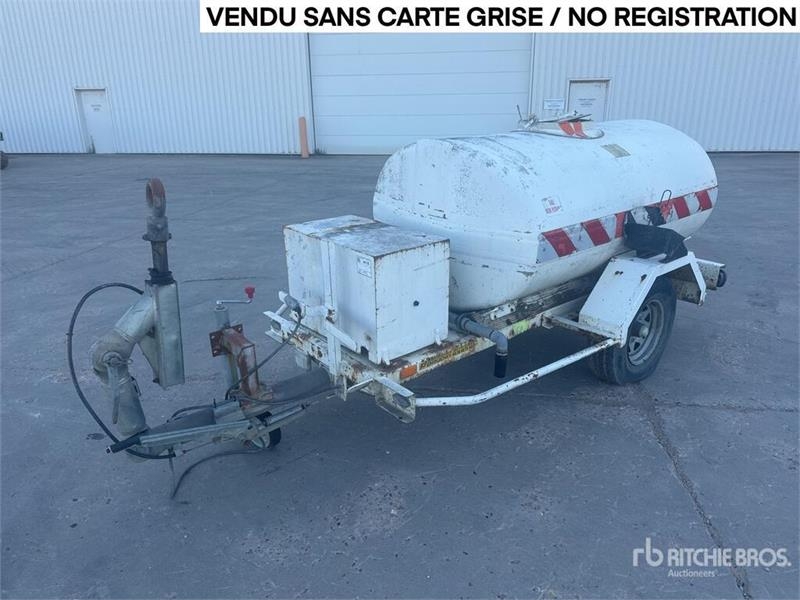 Daudin Remorque Citerne A Eau 1Essieu S/A Water Ta