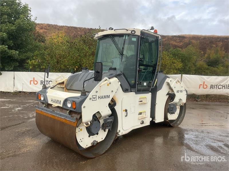 Rouleau tandem Hamm HD+90i — occasion 2019, 2 219 h
