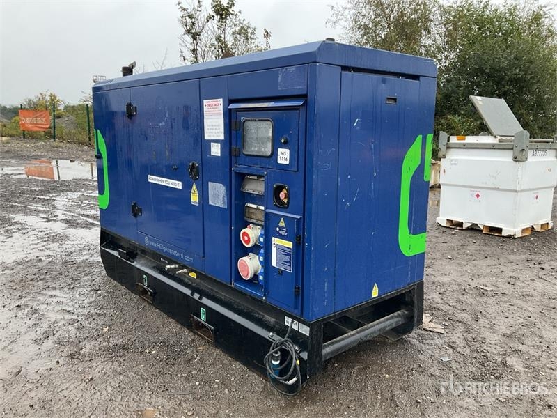 Groupe électrogène Harrinton HRD1000T 100 kVA Skid-Mounted Generator — occasion 2015, 25 471 h