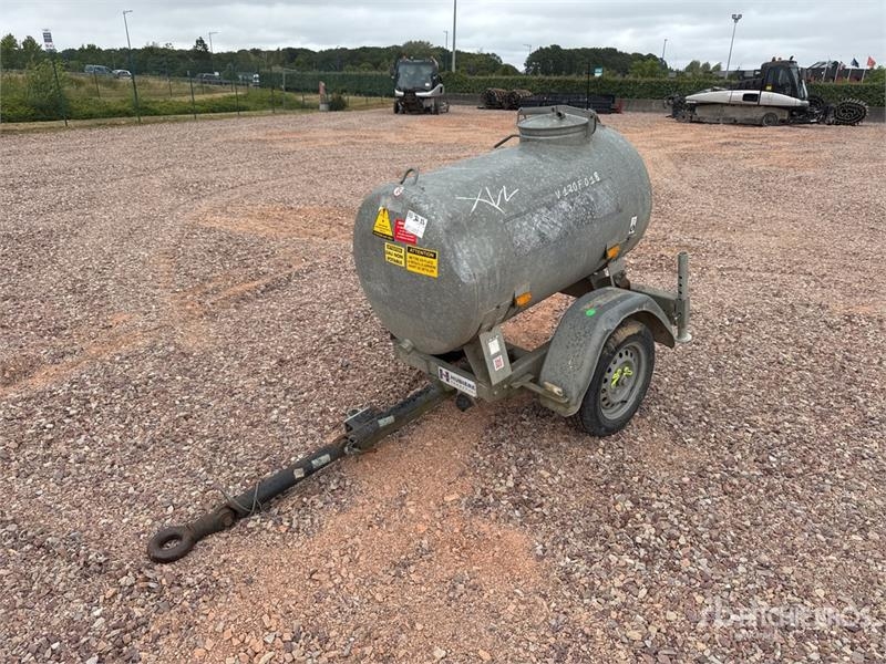 Hubiere 500 L Citerne A Eau 1 Essieu S/A Water Tank Traile