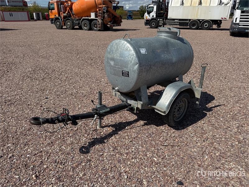 Hubiere CTR 751 CT 500 L Citerne A Eau 1 Essieu Water Tank
