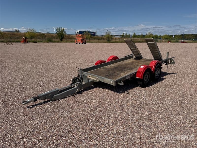 Hubiere H212L14CF T/A Remorque 2 Essieux Equipment Trailer