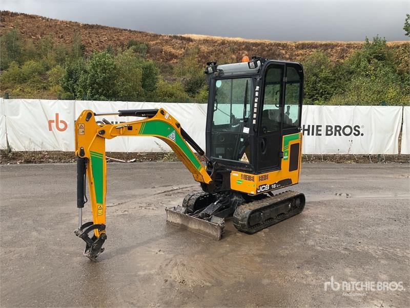Mini-pelle JCB 16c-1 — occasion 2020, 1 371 h
