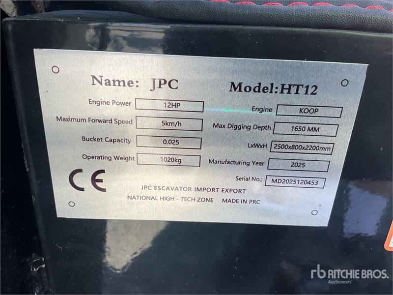 Mini-pelle JPC HT12 — occasion 2025