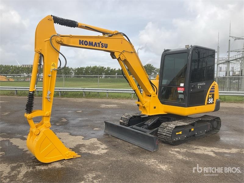 Mini-pelle Komatsu PC58-8 Mini — occasion, 1 622 h