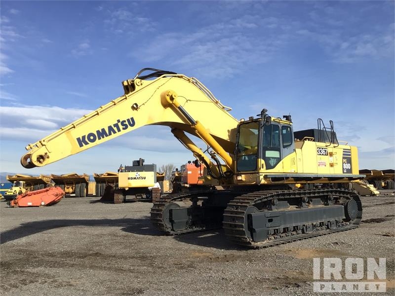 Pelle sur chenilles Komatsu PC800-8 — occasion 2008, 12 188 h