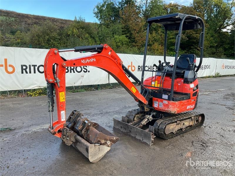 Mini-pelle Kubota U17-3a Mini — occasion 2019, 3 004 h