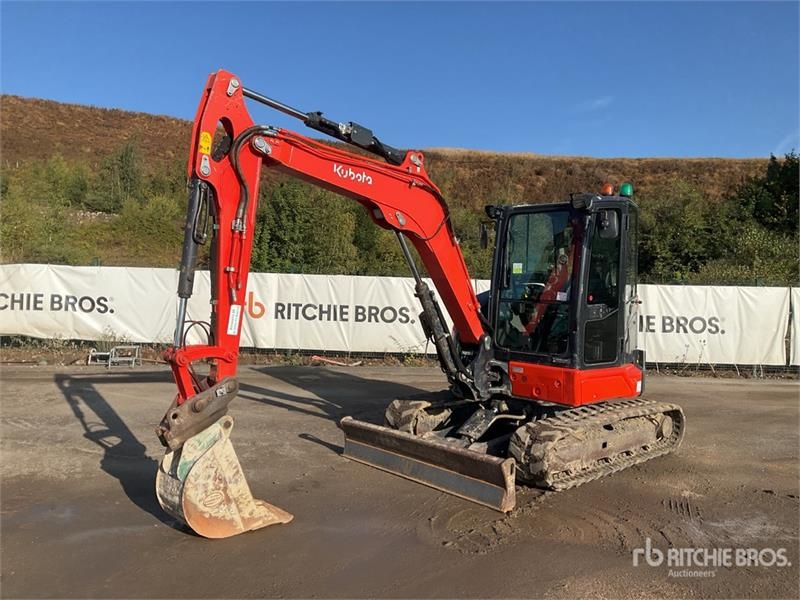Mini-pelle Kubota U56-5 — occasion 2022, 4 840 h