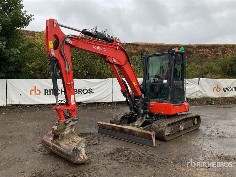 Mini-pelle Kubota U56-5 — occasion 2022, 3 864 h
