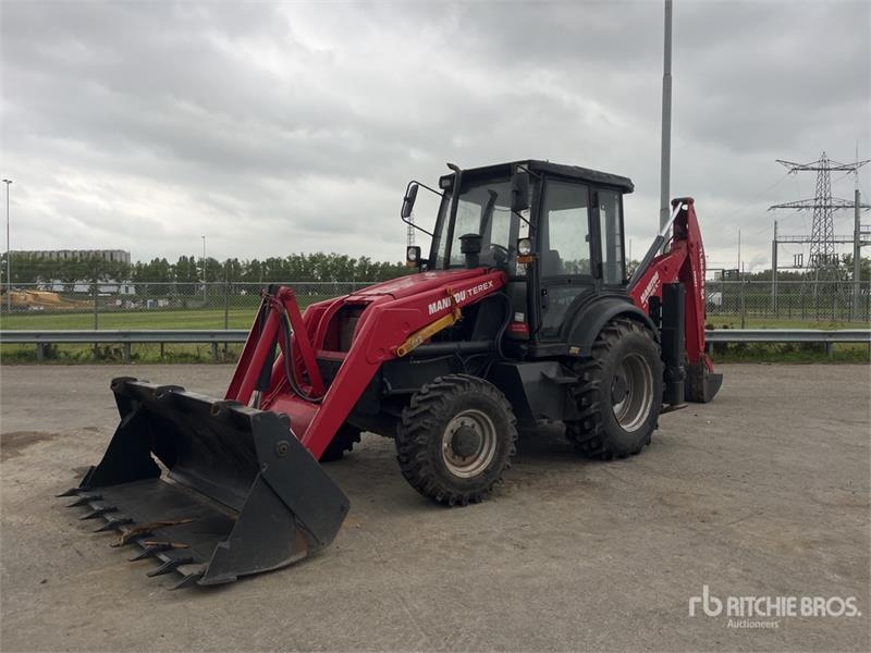 Tractopelle Manitou TLB844SX4 4x4 Backhoe — occasion 2017, 3 837 h