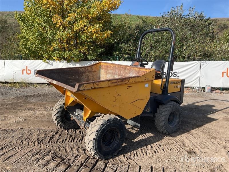 Mini-tombereau Mecalac TA3 3 ton 4x4 — occasion, 1 476 h