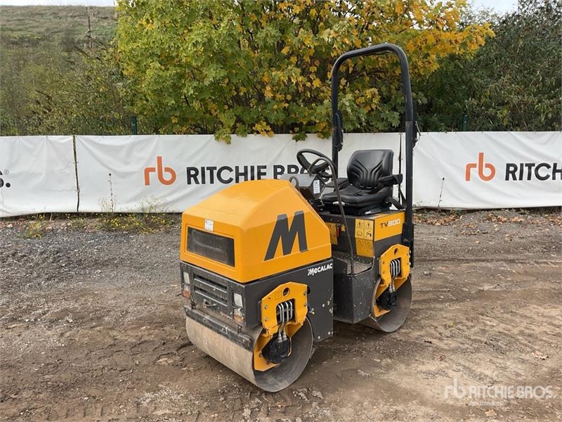 Rouleau tandem Mecalac TV800 Double Drum Roller — occasion 2020, 425 h