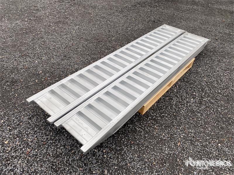 Qty Of 2 (6 Ton) Aluminum Ramps (Unused)