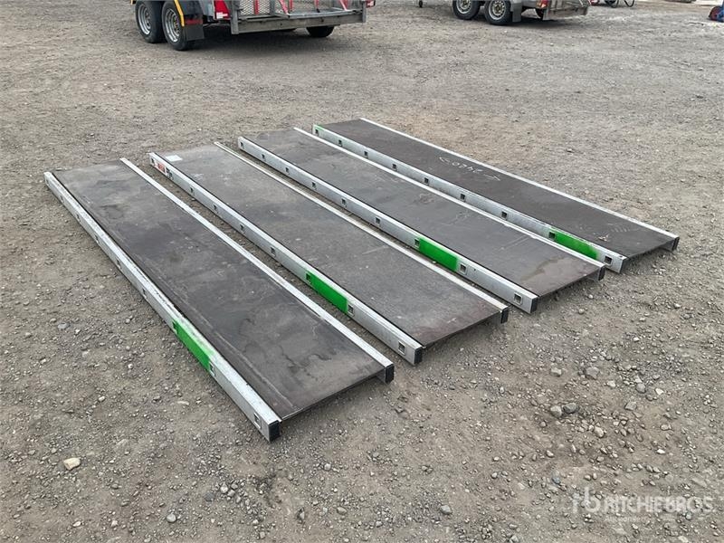 Quantity of (4) Tuff 2.4m Staging boards