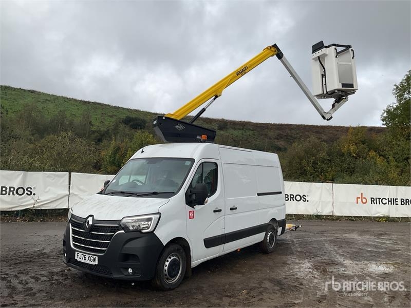Camion nacelle Renault Master 4x2 Bucket w/2023 Versalift VTE-125 1 — occasion 2026
