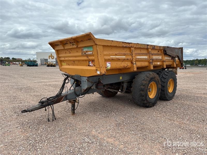 Robuste 2000 2000 RB18TP T/A Semi Remorque Benne 2 Essieux