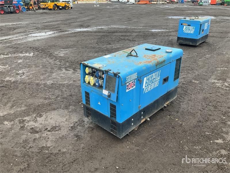 Groupe électrogène Stephill SSD10000S 10 kVA Skid-Mounted Generator S — occasion, 1 096 h