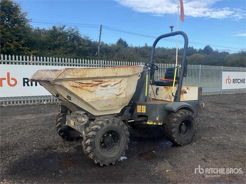 Mini-tombereau Terex 3 ton 4x4 Swivel — occasion 2016, 1 732 h