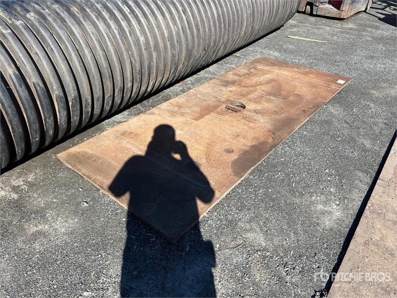 4 ft x 10 ft x 1 in thick Steel Road Plate