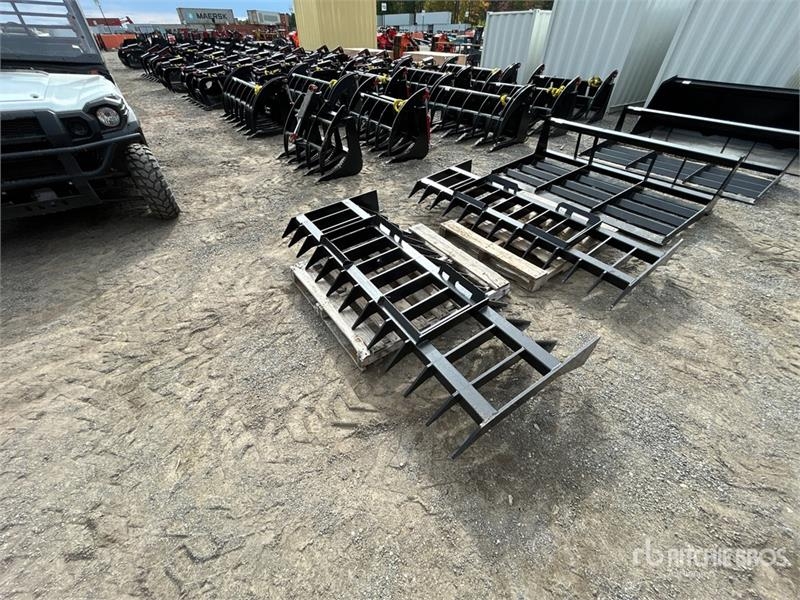 Faneur All-Star 84 in Skid Steer Landscape Rake (Unused) — occasion