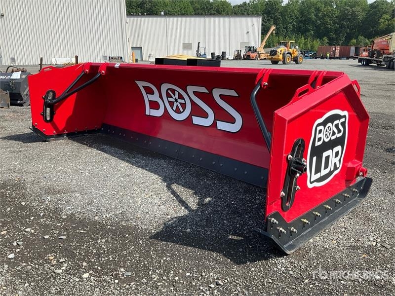 Boss 14 ft 1 Way Snow Plow - Fits Wheel Loader