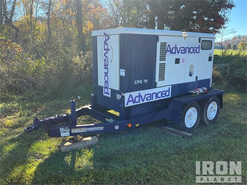 Groupe électrogène Chicago Pneumatic CPG70JD 56 kW Mobile Generator Set — occasion 2011, 5 314 h
