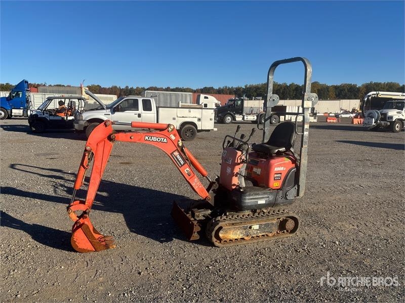 Mini-pelle Kubota K008T4 Mini — occasion 2020, 1 085 h