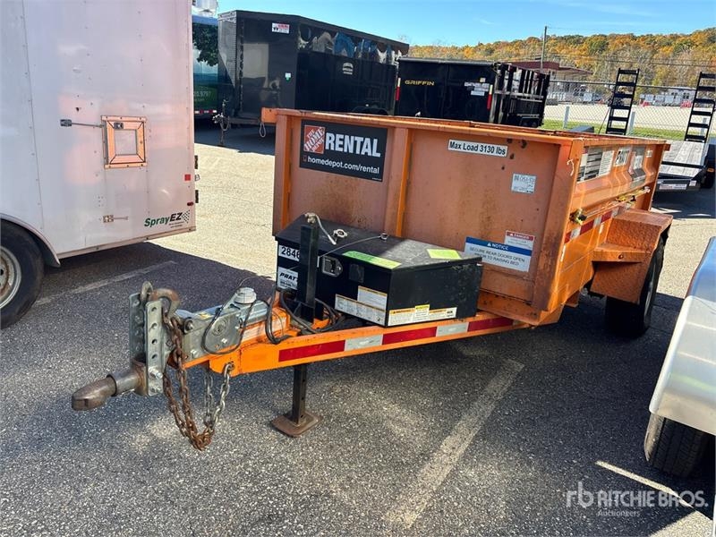 Remorque benne Utility Pratt EZD08641 8 ft S/A Dump — occasion 2019