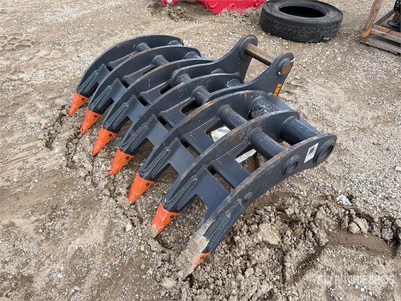 Allmetal AMK20 65 in Excavator Rake - Fits Cat 320