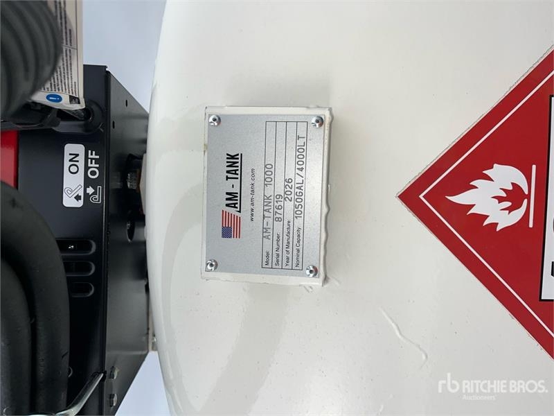 Réservoir de carburant AM Tank 1000 1050 gal Skid Mounted Steel Diesel Fuel — occasion 2026