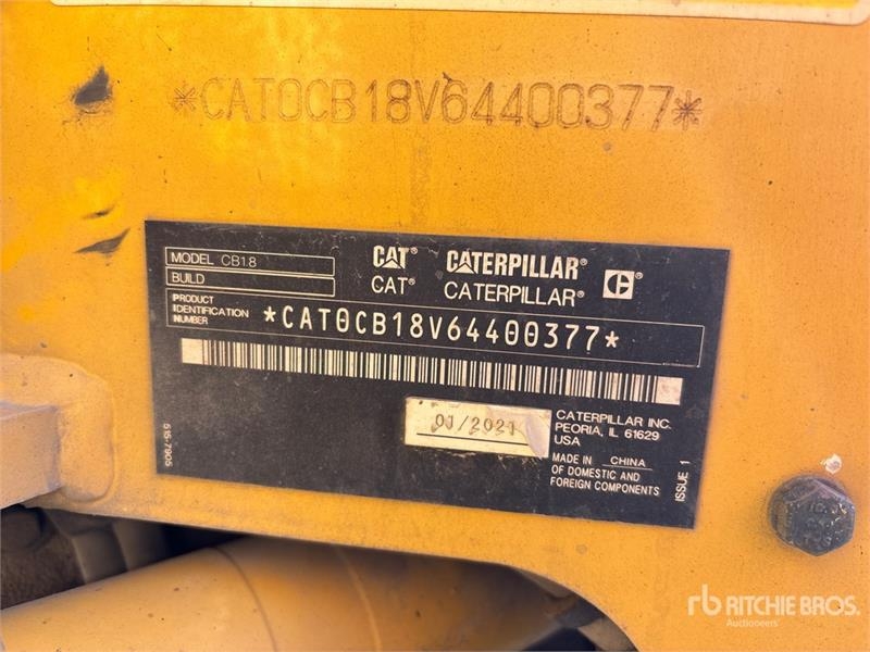 Rouleau tandem Caterpillar CB1.8 Double Drum Roller — occasion 2021, 563 h