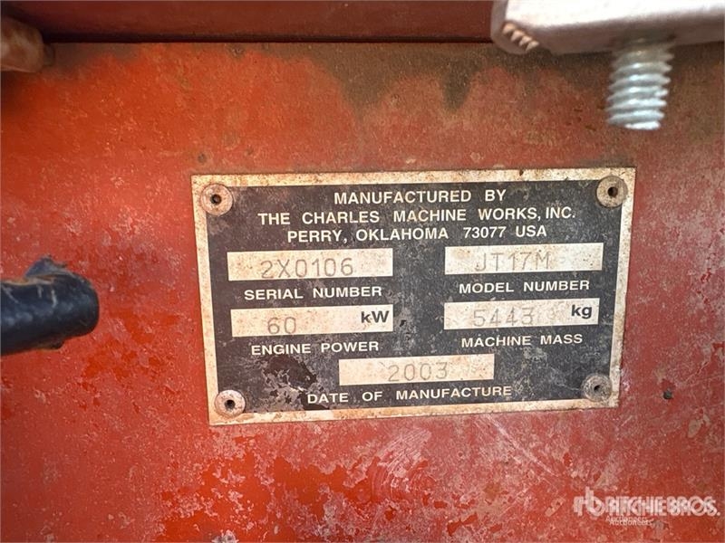Foreuse horizontale Ditch Witch JT17M Directional Drill — occasion 2003