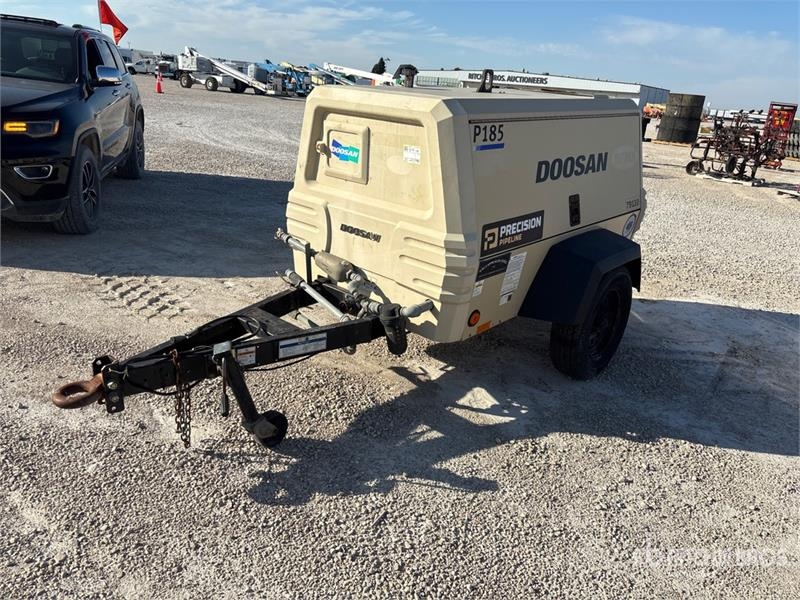 Compresseur Doosan P185WDO-T4F 185 cfm Mobile Air Compressor — occasion 2017, 486 h