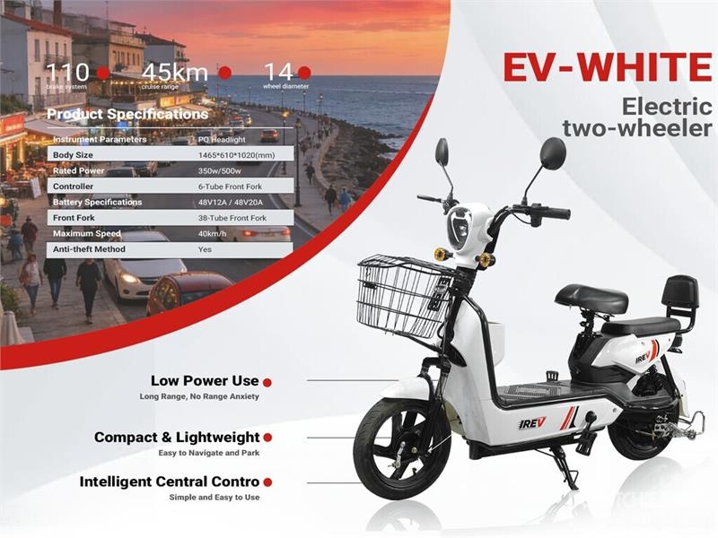 Quad EV-WHITE Scooter (Unused) — occasion 2026