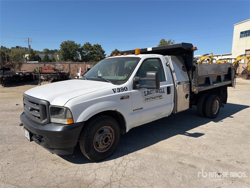 Camion benne Ford F-350 — occasion 2002