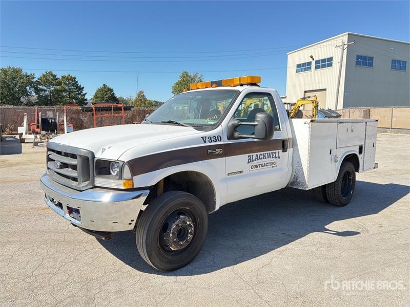 Utilitaire benne Ford F-450 XL 4x2 Utility — occasion 2002
