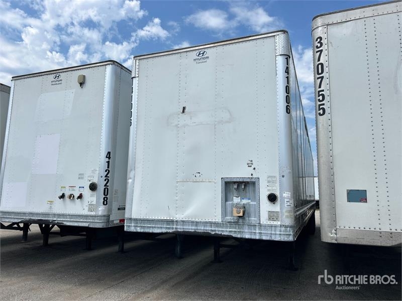 Remorque fourgon Hyundai 53 ft x 102 in T/A Van — occasion 2020