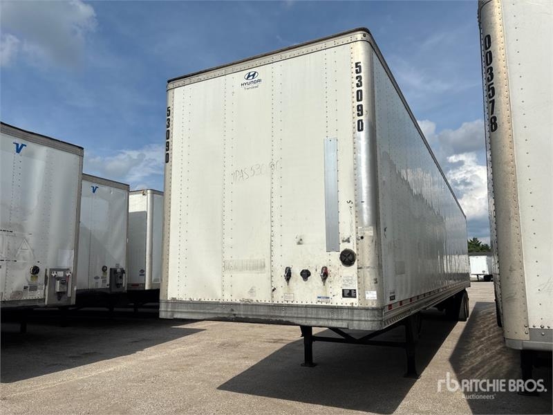 Hyundai 53 ft x 102 in T/A Van Trailer